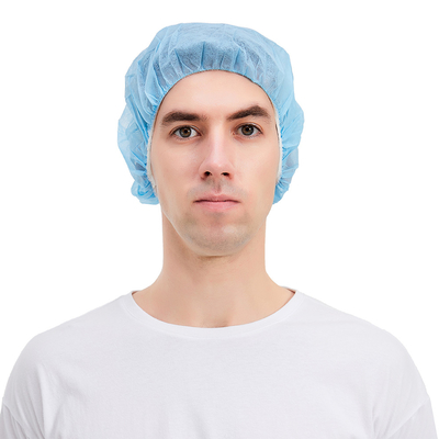 O círculo não tecido cirúrgico descartável esfrega os chapéus 20-60gsm