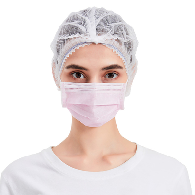 3 médicos descartáveis exercem a máscara protetora não tecida com o Earloop