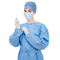 Azul não tecido descartável médico do vestido do isolamento de ao nível 3 SMS