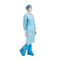 Do vestido descartável do isolamento do PE dos PP nível não tecido azul 1-2