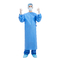 45gsm reforçou os vestidos descartáveis S azul M L XL da cirurgia