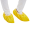 Película protetora 83g química impermeável descartável amarela da tampa 18x41cm da sapata