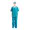 Enfermeira Disposable Scrub Suits S/M/L/XL/XXL/XXXL/XXXXL do paciente 50gsm
