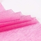 Tampa de cama descartável cor-de-rosa para a massagem facial do hospital do PE dos PP do uso