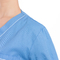 Médicos azuis esfregam a luva longa XS-3XL do terno industrial, centro dos cuidados médicos