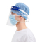 Plástico claro médico descartável dos protetores de cara da anti névoa